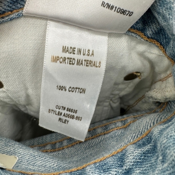 Agolde Riley Cropped Jeans - Picture 6 of 7